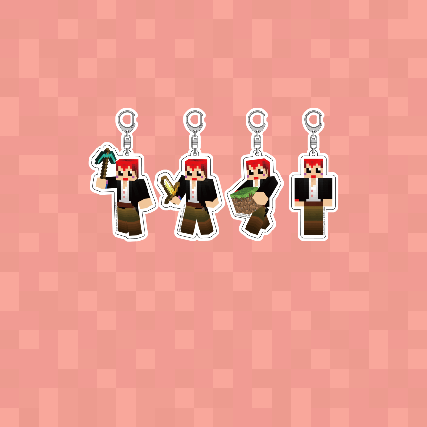 トレーディングアクリルキーホルダー