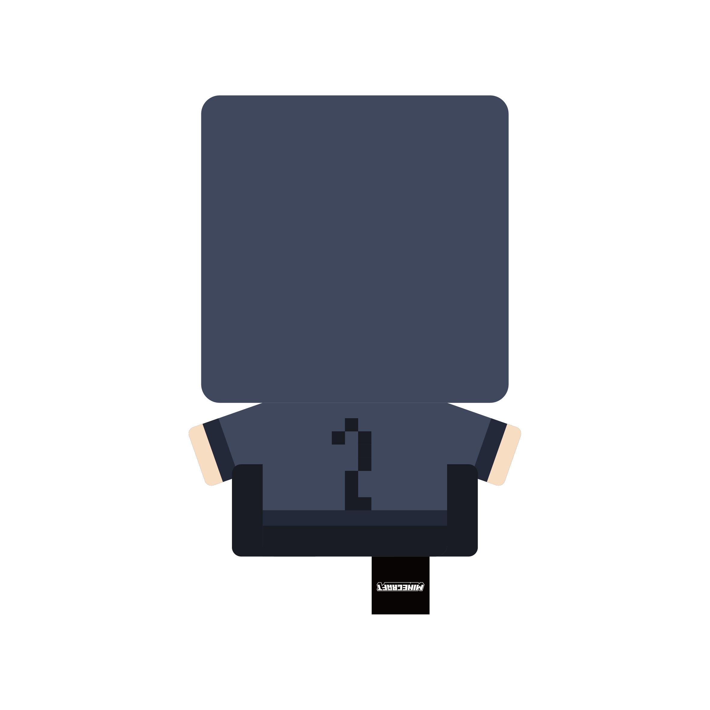 日常組のマインクラフトスキンのぬいぐるみ