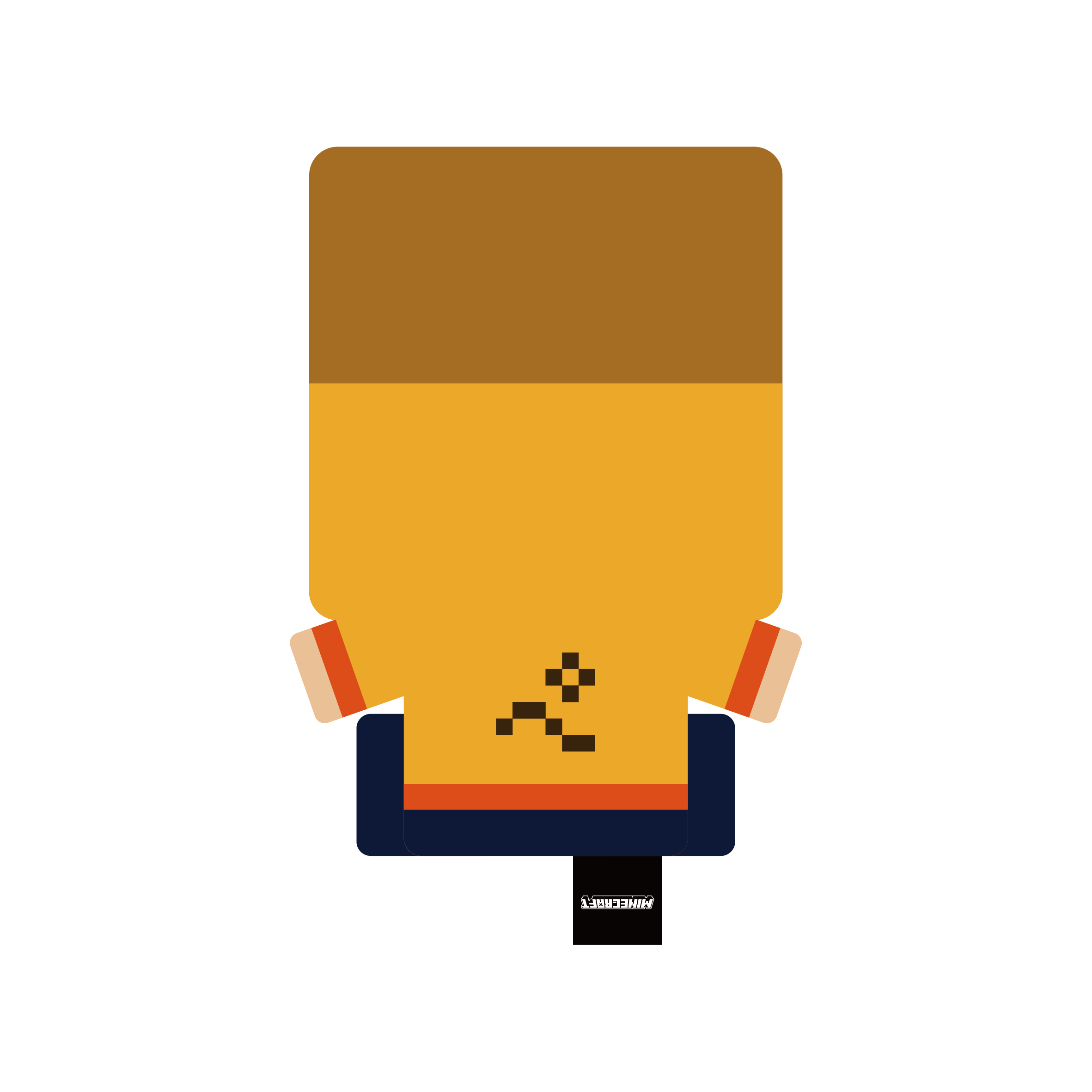 日常組のマインクラフトスキンのぬいぐるみ