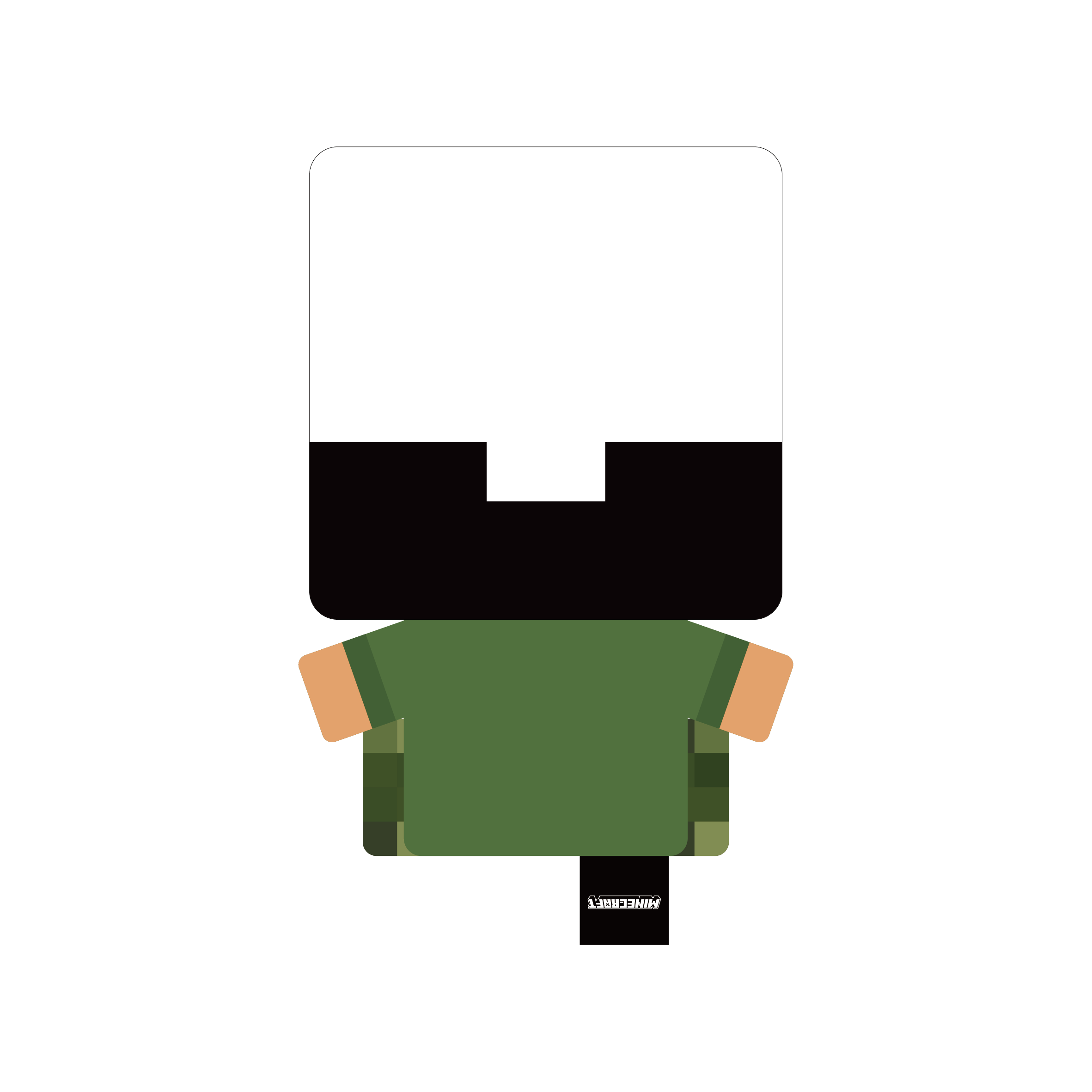 日常組のマインクラフトスキンのぬいぐるみ